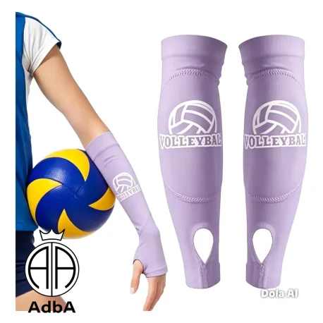 Mangas De Voley Acolchonadas. Color Lila AdbA 1 PAR