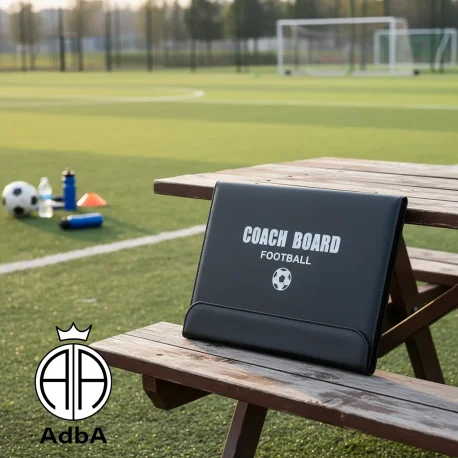 Pizarra De Entrenamiento Magnética Para Fútbol. Negro