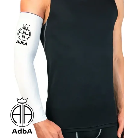 Manga De Compresión blancas Adba. Ideal Basquet. Voley . Running #2550486910