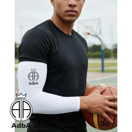 Manga De Compresión blancas Adba. Ideal Basquet. Voley . Running #2550486910
