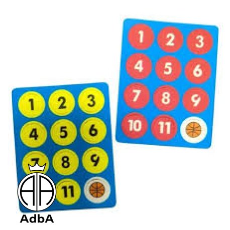 fichas magneticas de basquet pack x 24 u.
