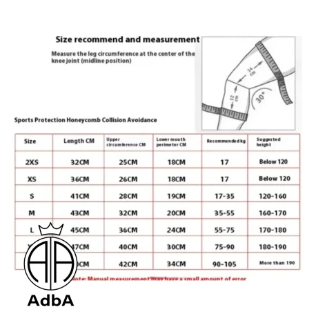 Rodillera De Basquet Color Blanco Adba. Unisex 1 Unidad.