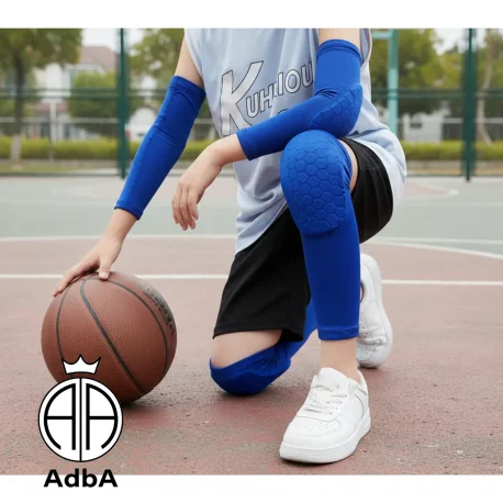 Rodillera Adba Para Niños Ideal Basquetball Unisex 1UNIDAD COLOR NEGRO Unidad