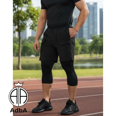 Calza 3/4 Compresión Hombre Basquet Adba