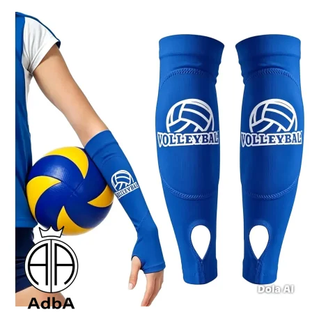Mangas De Voley Acolchonadas Azul AdbA 1 Par