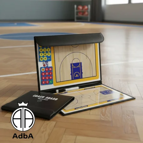 Pizarra De Entrenamiento Magnética Para Basquet Negro