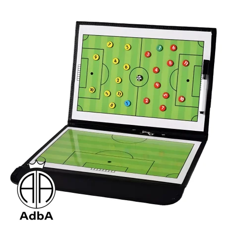 Pizarra De Entrenamiento Magnética Para Fútbol. Negro