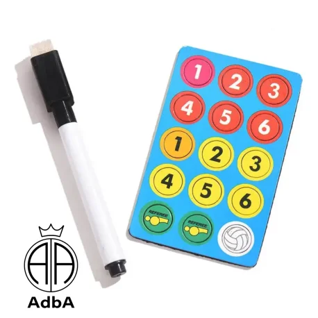 Pizarra De Entrenamiento Magnética Para Fútbol. Negro