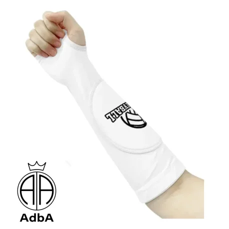 Mangas De Voley Acolchonadas. Color Blanco AdbA