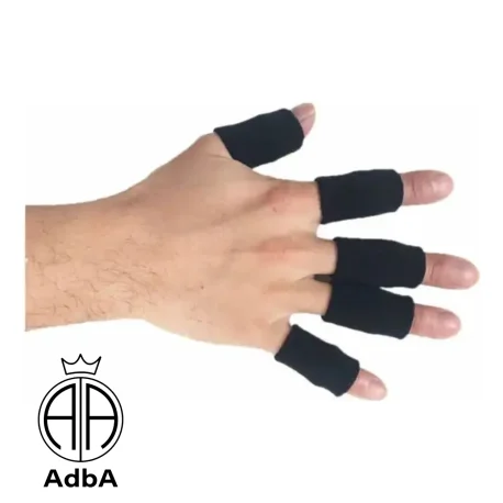 Protector Para Dedos X 10u. Ideal Basquet. Voley . Hamball Negro M