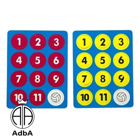 fichas magneticas de voley pack x 24 unidades