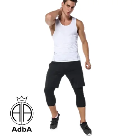 Calza 3/4 Compresión Hombre Basquet Adba