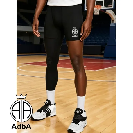 Calza Hombre Basquet Adba Compresión Pierna Derecha