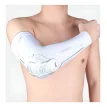 Manga De Compresión con proteccion rigida. Basquet Adba Blanco 1 Par