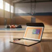 Pizarra De Entrenamiento Magnética Para Voley Negro