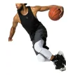 Rodillera De Basquet Color Blanco Adba. Unisex 1 Unidad.