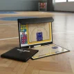 Pizarra De Entrenamiento Magnética Para Basquet Negro