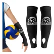 Mangas De Voley Color Negro Talle S + Rodillera Adba Negro S