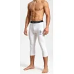 Calza 3/4 Compresion .basquet. Blanco .hombre Adba