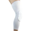 Rodillera De Basquet Color Blanco Adba. Unisex 1 Unidad.
